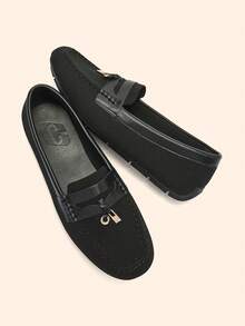 CUCCOO BASICS Women's Fashion Flat Shoes - Black - View 4