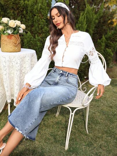 Breezaya Women's Summer Vacation Slit Denim Mini Skirt