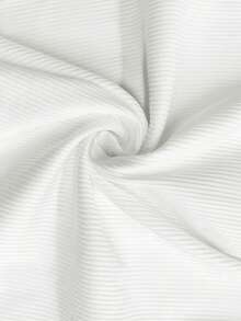 SHEIN PETITE Petite Women's Casual Tie-Front Cardigan, Versatile For Early Spring - White - View 4