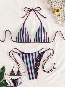 Swim SXY Women's New Reversible Sexy Bikini 2 Pieces Swimsuit Set, Fashion For Beach, Party, Vacation, Hot Selling Sexy Swimwear - Multicolor - View 1