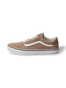 Sneakers Vans Old Skool Sweat Absorption Breathable Lightweight Solid Versatile School Daily Unisex Dark Pink VN000D6WE2V1 - Dark nude pink - View 1