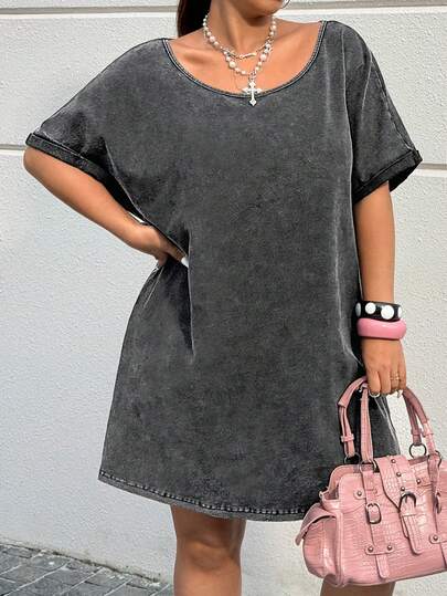Muchica Plus Size Women Casual Black Dress,For Daily Commute,Date, Commute, Party,Fall /Autumn/Winter/Summer,Christmas,New Year,Thanksgiving,Party,Wedding,Beach,Graduati,Chic,Elegant,Casual,Going Out,Date,Appointment,Commute,Shining,Valentine's Day,Elegant ,Vacation,Casual,Y2k,Sexy