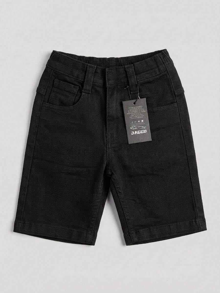 Classic Shorts - Straight Cut | Medium Shot | - Black - View 1