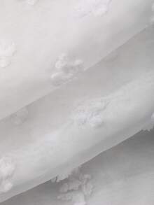 Livesso Women's Drawstring Waist Wide Leg Loose Casual Pants - White - View 7