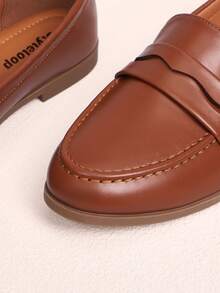 Styleloop Women's Flat Slip-On Shoes, Boho Style, Retro American, Bohemian, Western, Music Festival, Party Outfit For Christmas Holiday Travel Essential Boho Cowgirl Outfit - Brown - View 3