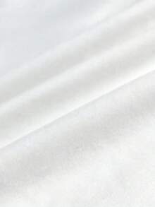 Rina Fox Áo thun cổ chữ V ôm vừa vặn màu trơn ren tương phản thời trang mùa hè cho nữ - trắng - Xem 5