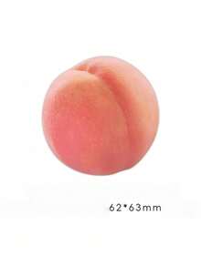 Joivida 1 cái/6 cái Giấy ghi chú dính hình trái cây dễ thương, giống thật, có thể tháo rời, chủ đề quả lê và táo để ghi nhớ và viết nhật ký. - Nhiều màu - Xem 13