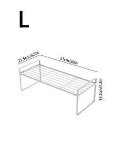 One-Piece Storage Rack, Under-Counter Sink And Dish Rack, Suitable For Kitchen And Bathroom Countertops And Cabinets, Home Organizers And Storage, Home Accessories, Storage, Kitchen, Kitchen Organizers, Kitchen Utensils, Room Decor, Home Furnishings. - Multicolor - View 4