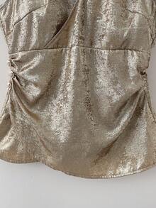 Franclia New Arrival Sleeveless Tank Top For Women, Slimming Design, Spring/Summer - Champagne - View 4