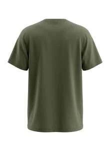 Nike Sportswear Club Men's T-Shirt Green - MEDIUM OLIVE - View 2