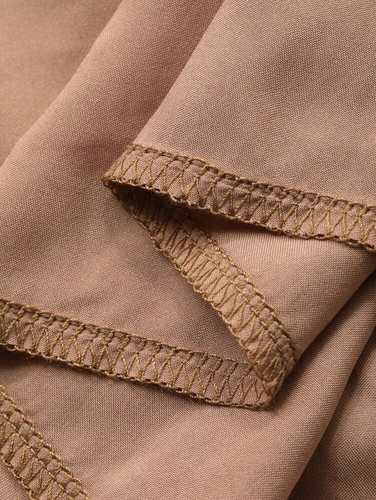 Women's Elegant Solid Color Layered A-Line Mesh Cake Skirt, Summer