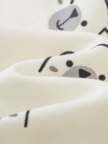 Cozy Pixies Bộ yếm và quần họa tiết gấu hoạt hình cho bé trai, kiểu dáng giản dị và đa năng. - Nhiều màu - Xem 3