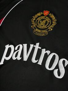 PAVTROS 男士圆领印花针织T恤 - 圆领休闲上衣 - 轻薄针织T恤，适合所有季节 - 彩色 - 查看 2