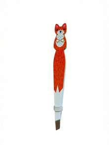 Joivida Stainless Steel Animal Pattern Eyebrow Tweezers Eyelash Curler Beard Tweezers Beauty Makeup Tool For Men Women Home Use Portable Grooming Accessory - Multicolor - View 10