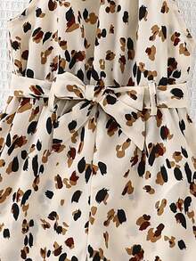 SHEIN Baby Girl Cute Floral Print Romper For Summer - White - View 5