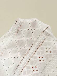 GalTyme 大码休闲纯色无袖连体裤 - 白色 - 查看 8