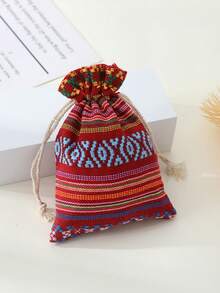 Bộ 6/12/15 túi quà mini có dây rút kiểu lễ hội Mexico, túi vải lanh kiểu Ai Cập, họa tiết rực rỡ, đồ dùng tiệc tùng, lý tưởng cho các lễ hội theo chủ đề Mexico/tiệc ngoài trời, dùng để đựng kẹo, cũng thích hợp để đựng trang sức/tiền xu và trang trí ngày lễ. - Nhiều màu - Xem 11