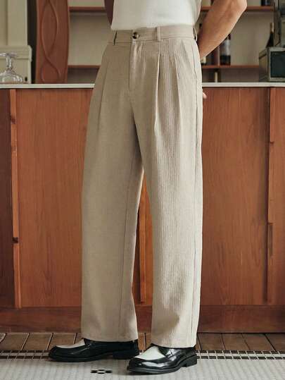 SWAVVY Men's Casual Versatile Solid Color Pants