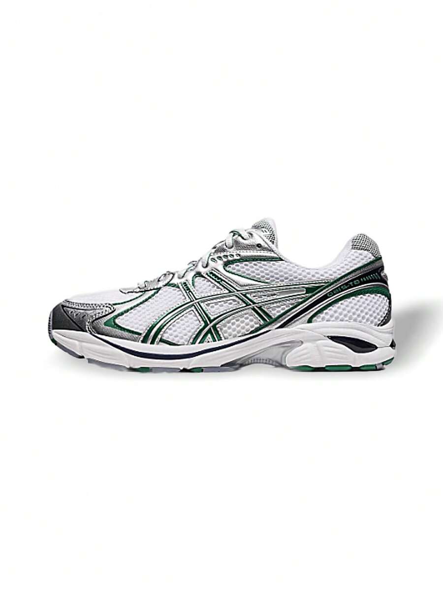 Giày thể thao ASICS Shamrock Green Thấm hút mồ hôi Thoáng khí Nhẹ Bền Chắc Độ đàn hồi tốt Đa năng Chạy bộ hàng ngày Unisex Trắng/Xanh lá cây/Bạc 1203A275-103 - Trắng / Xanh / Bạc - Xem 1