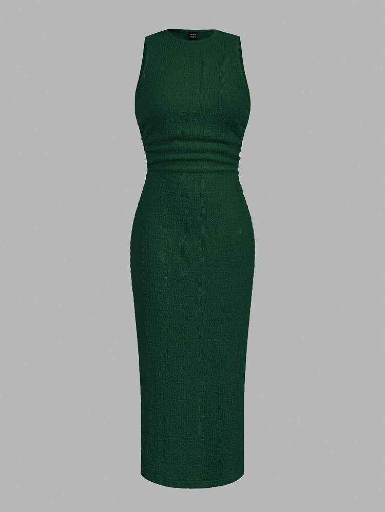 emerald green midi bodycon dress Easowa Apricot Color Textured Knit For Women Elegant Dress Women Long Bodycon Dress Green Dress For Vacation Elegant Dress Dress in Sharp Green Long Floral Ball Gown COLOR:Black Peacock comfortable room throughout midsection