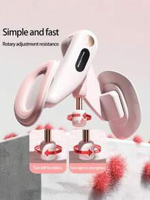 1pc Pelvic Floor Muscle Trainer, Kegel Exercise Device For Postpartum Recovery, Thigh & Leg Toning Home Yoga Fitness Equipment - Multicolor - View 2
