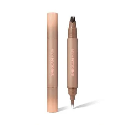 SHEGLAM HAIR 2 IN 1 Volume Boost Root Touch Up Pen-Dark Brown,Hairline Roots Stick,Fill In Hairline,Use As Eyeliner,Fill In Eyebrows,Draw On Bottom Lashes,Multi-Use,Waterproof,Sweat-Proof & Oil-Proof,24H Rich Color,Long-Wear Lasting Quick Cover Hair Root Birthday Gift Holiday Pink Vibe Makeup Travel School Festivals Rose Present Girl Charm Hair Care Mother's Day Fancy Fashion Rave Party Beach
