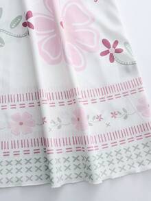 GlowEve 女士夏季新款度假印花吊带连衣裙，粉色 - 粉色 - 查看 5