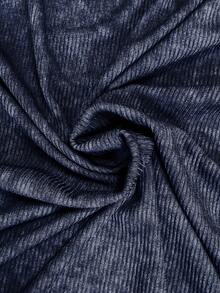 SHEIN 孕妇圆领卡通字母印花休闲百搭日常短袖T恤 - 黑色 - 查看 7