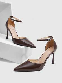 CUCCOO SZL 女士高跟单鞋水桌 - 咖啡棕 - 查看 7