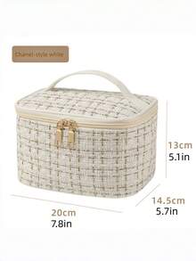A Chic, Hand-Held Makeup Bag With A Unique Design, Portable, High-End Toiletry Bag, Perfect For Travel And Storing Cosmetics. - Multicolor - View 3