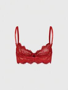 ROMWE 3 Peças Conjunto Sutiã Bralette Casual com Renda e Sem Arame - Multicolorido - Visão 6