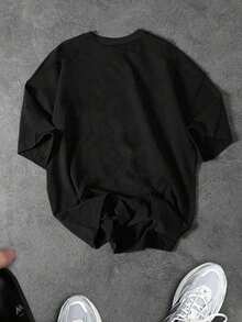 Gym Rark 男款黑色萬聖節圖案圓領標準短袖運動T恤 2件組，輕量，健身房適用 - 黑色 - 查看 2