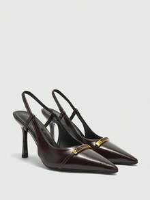 CUCCOO BIZCHIC Women's High-Heeled Shoes - Burgundy - View 7