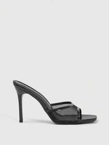 CUCCOO SZL Women Heeled Sandals - Black - View 3