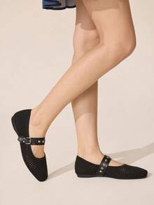 Ressula Modische und bequeme Damenschuhe - Schwarz - Übersicht 8
