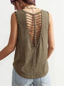 Bohemela Áo tank top nữ phong cách Boho dáng ôm, chất liệu wash nhẹ, thích hợp cho các hoạt động thường ngày, tụ họp bạn bè, lễ hội âm nhạc, tiệc tùng, phối đồ nhiều lớp và thư giãn tại nhà. Phù hợp làm áo dự tiệc, áo đi biển và là item không thể thiếu trong tủ đồ mùa hè hàng ngày của phái nữ. Cũng rất tuyệt vời cho phong cách đường phố, thời trang Y2K, kỳ nghỉ, lễ hội âm nhạc miền Tây, lễ Phục Sinh, Ngày Độc Lập, Ngày của Mẹ, các buổi hòa nhạc đồng quê, lễ hội nhạc điện tử/rave và các buổi biểu diễn trực tiếp. - xanh quân đội - Xem 2