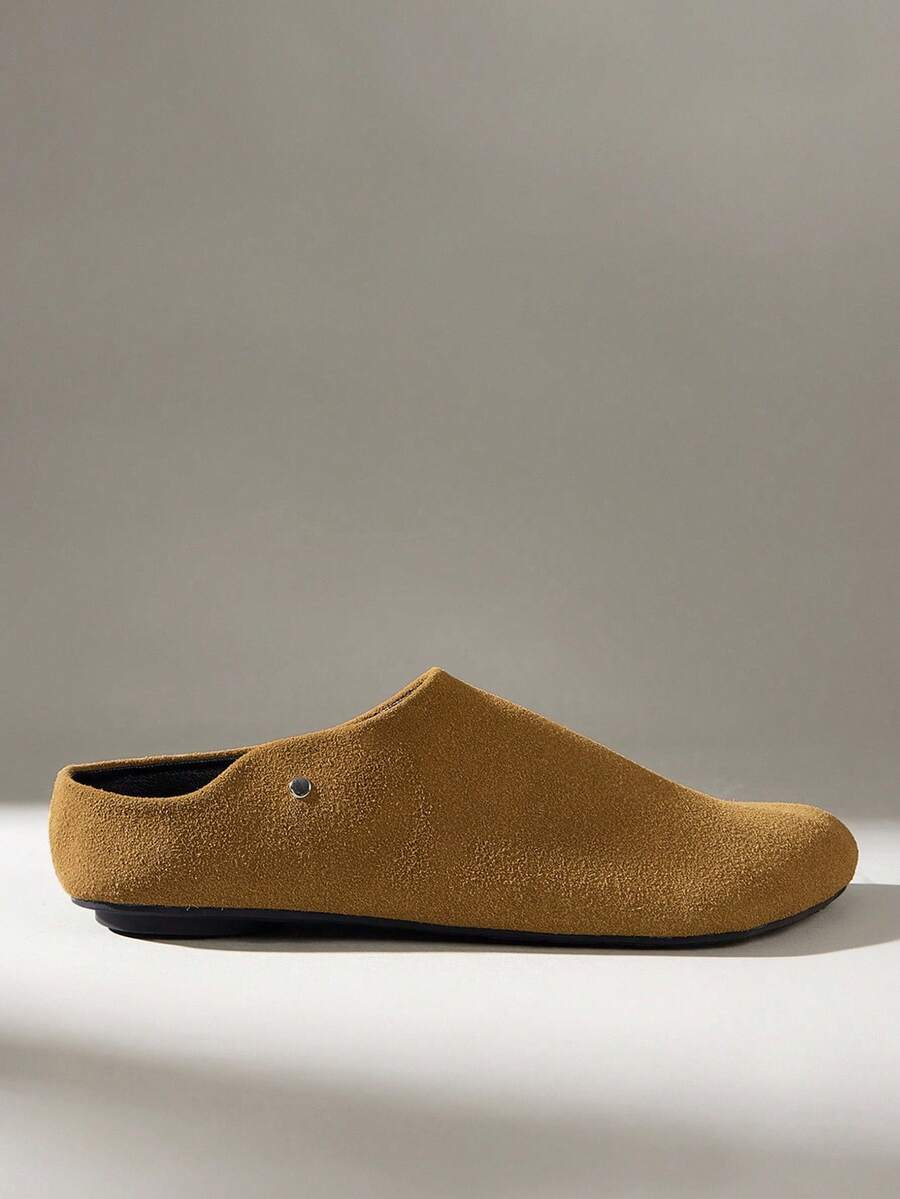 Solecia Closed Toe Shoes For Women With Slip-On, Slouchy Slippers, Versatile Casual And Comfortable, Versatile And Slouchy Casual - Yellow - View 1