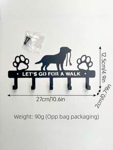 Metal Wall Hook Rack Cute Decorative Home Iron Entryway Key Holder Coat Hanger Cross Border Hot Style - Black - View 7