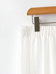 Linhara Bộ đồ 2 món dành cho nữ cỡ lớn: Áo tank top cổ tròn kiểu dáng thường ngày và quần cạp chun. - trắng - Xem 7