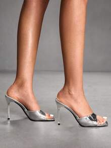 CUCCOO SZL 女士高跟凉鞋 - 銀色 - 查看 2