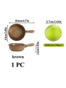 Madebyblanc 1件日式粗陶带柄蘸料碟，陶瓷调味碟，酱油碟，寿司店小吃碟，家用醋碟套装 - 彩色 - 查看 13