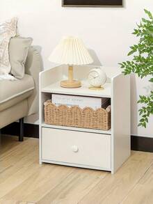 1 pièce Panier de rangement tressé avec poignées, organisateur fait main pour papier toilette, serviettes, cosmétiques, étagère, table, salon, décoration de maison multifonctionnelle - multicolore - Voir 5