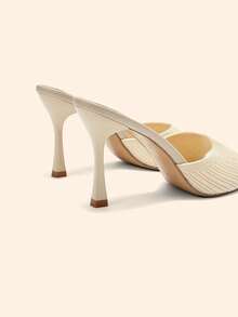 CUCCOO BASICS Women Heeled Sandals Spring Shoes - Beige - View 9