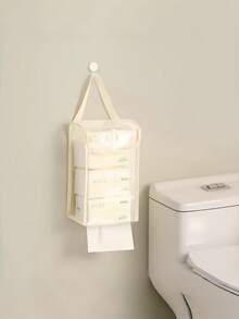 Transparente Papierhandtuch Aufbewahrungstasche, wasserdicht und langanhaltend, geeignet für die Verwendung auf einer Spüle Arbeitsplatte im Wohnzimmer. Keine Installation für den Papierhandtuchhalter Beutel erforderlich - Verschiedenfarbig - Übersicht 2