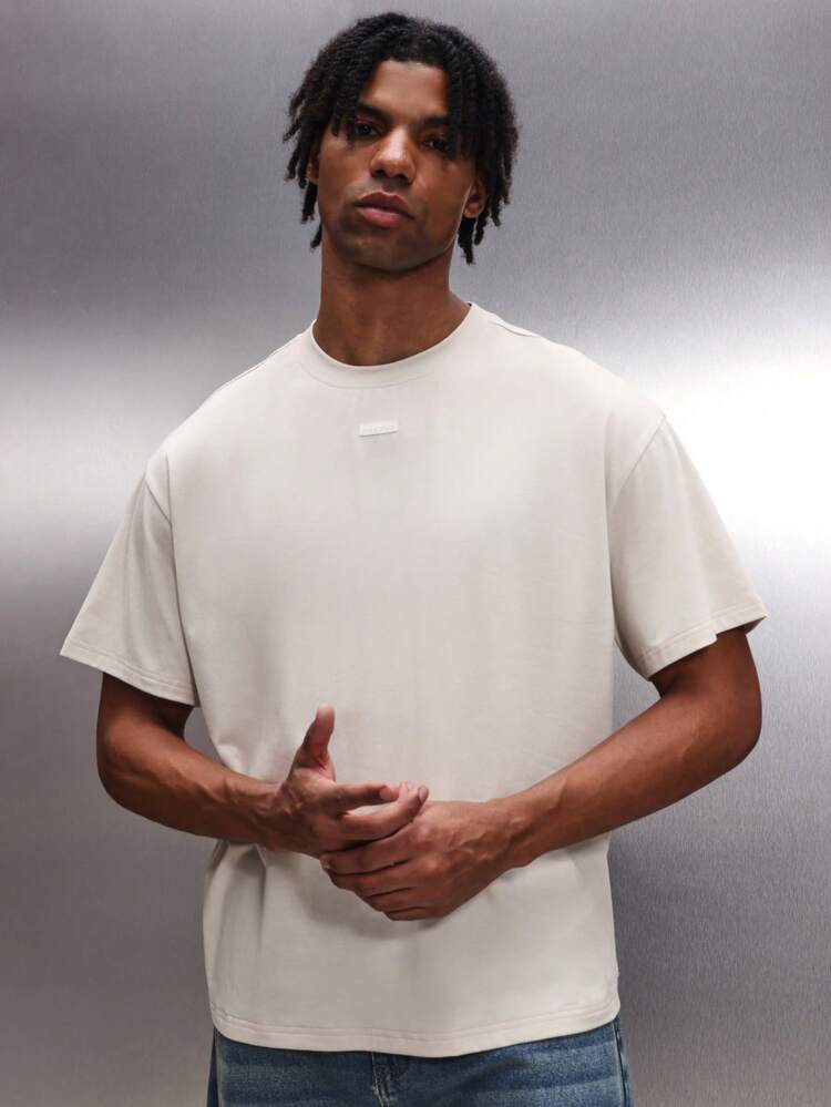 PLAYBOY X SUMWON Men's Regular Fit Crew Neck Short Sleeve Graphic T-Shirt With Back Print Holiday Season Casual Cotton Tee
