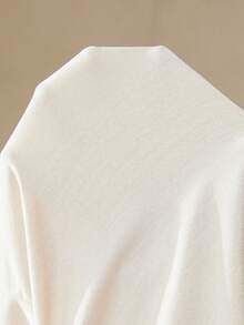 Aveloria Rosie New European And American Style Spring/Summer Fashion Versatile Solid Color Satin V-Neck Design Long Sleeve Blouse - Beige - View 7