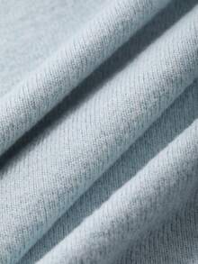 DAZY Đầm ngắn tay phối ren, thắt eo, đồ ngủ mùa hè cho nữ. - Màu xanh lam - Xem 7