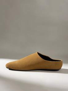 Solecia Closed Toe Shoes For Women With Slip-On, Slouchy Slippers, Versatile Casual And Comfortable, Versatile And Slouchy Casual - Yellow - View 4