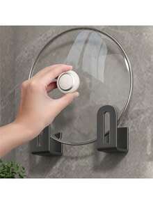 2pcs/4pcs Stainless Steel Wall Mount Hooks - Easy To Install, Multifunctional Storage, Suitable For Kitchen, Bedroom, Bathroom - Modern Practical Rack, Utility Hooks - Multicolor - View 9