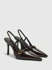 CUCCOO BIZCHIC Women's High-Heeled Shoes - Burgundy - View 7